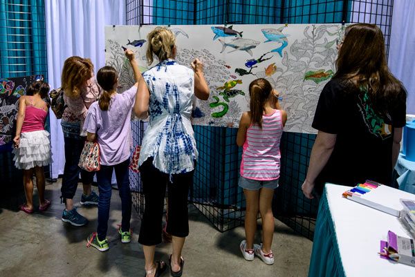 This image portrays Community Art Project by Scuba Show | June 1 & 2, 2024.