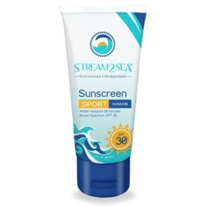This image portrays Stream2Sea Sunscreen for Body SPF 30 by Scuba Show | June 1 & 2, 2024.