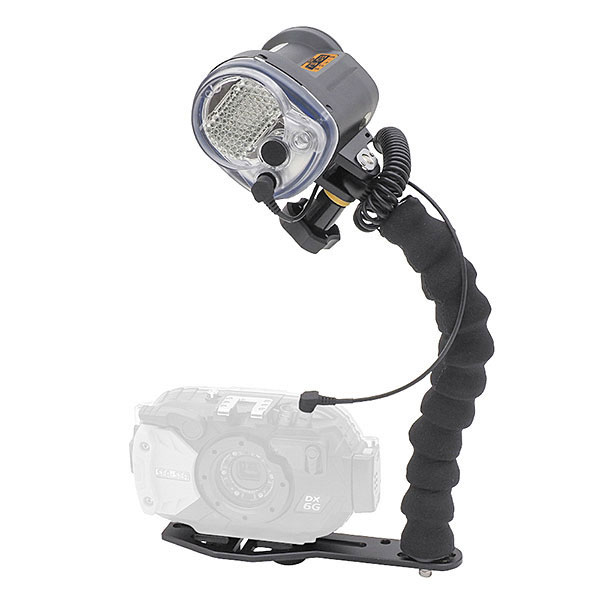 This image portrays Sea & Sea YS-03 Solis Universal Lighting System Underwater Strobe Package by Scuba Show | June 1 & 2, 2024.