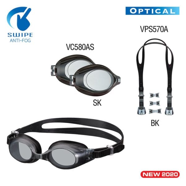 This image portrays VIEW VPS570A Parts kit for VC580AS SWIPE corrective lenses by Scuba Show | June 1 & 2, 2024.