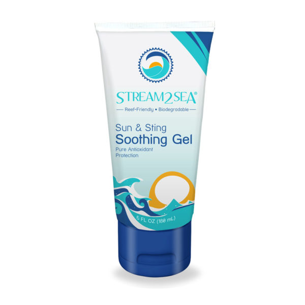 This image portrays Stream2Sea - Sun and Sting Soothing Gel by Scuba Show | June 3 & 4, 2023.