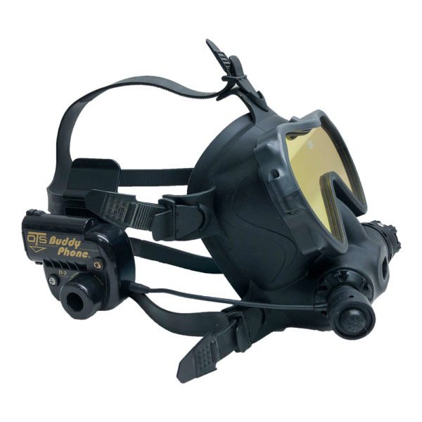 This image portrays Ocean Technology Systems Spectrum Full Face Mask with Buddy Phone by Scuba Show | June 1 & 2, 2024.
