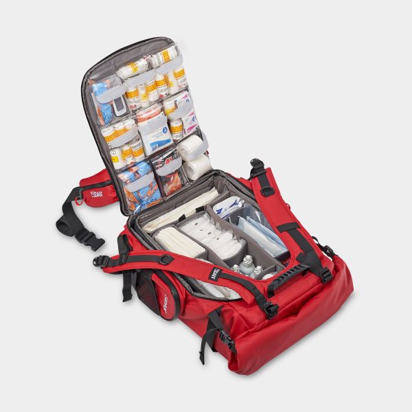 This image portrays Divers Alert Network (DAN) Trauma Response Kit Backpack by Scuba Show | May 31 & June 1, 2025.